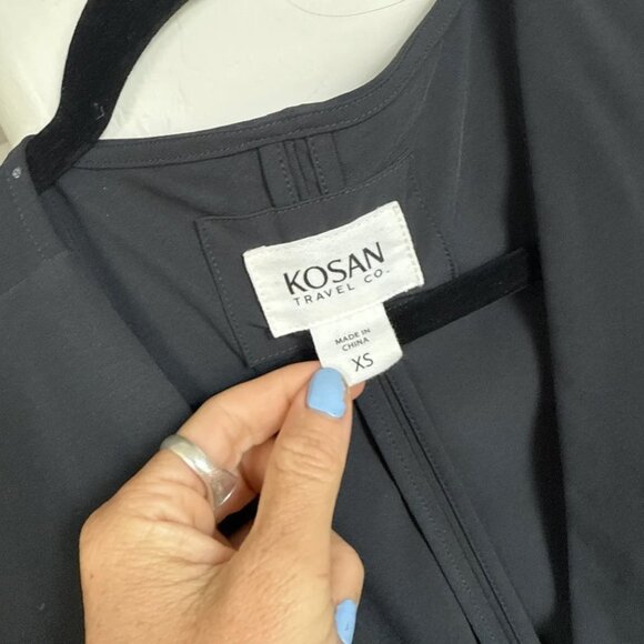 Kosan  GO Travel Wrap Dress XS, Navy/Grey - Picture 5 of 6